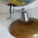 Vintage terrestrial globe 1960 Girard et Barrère wood - 29 cm