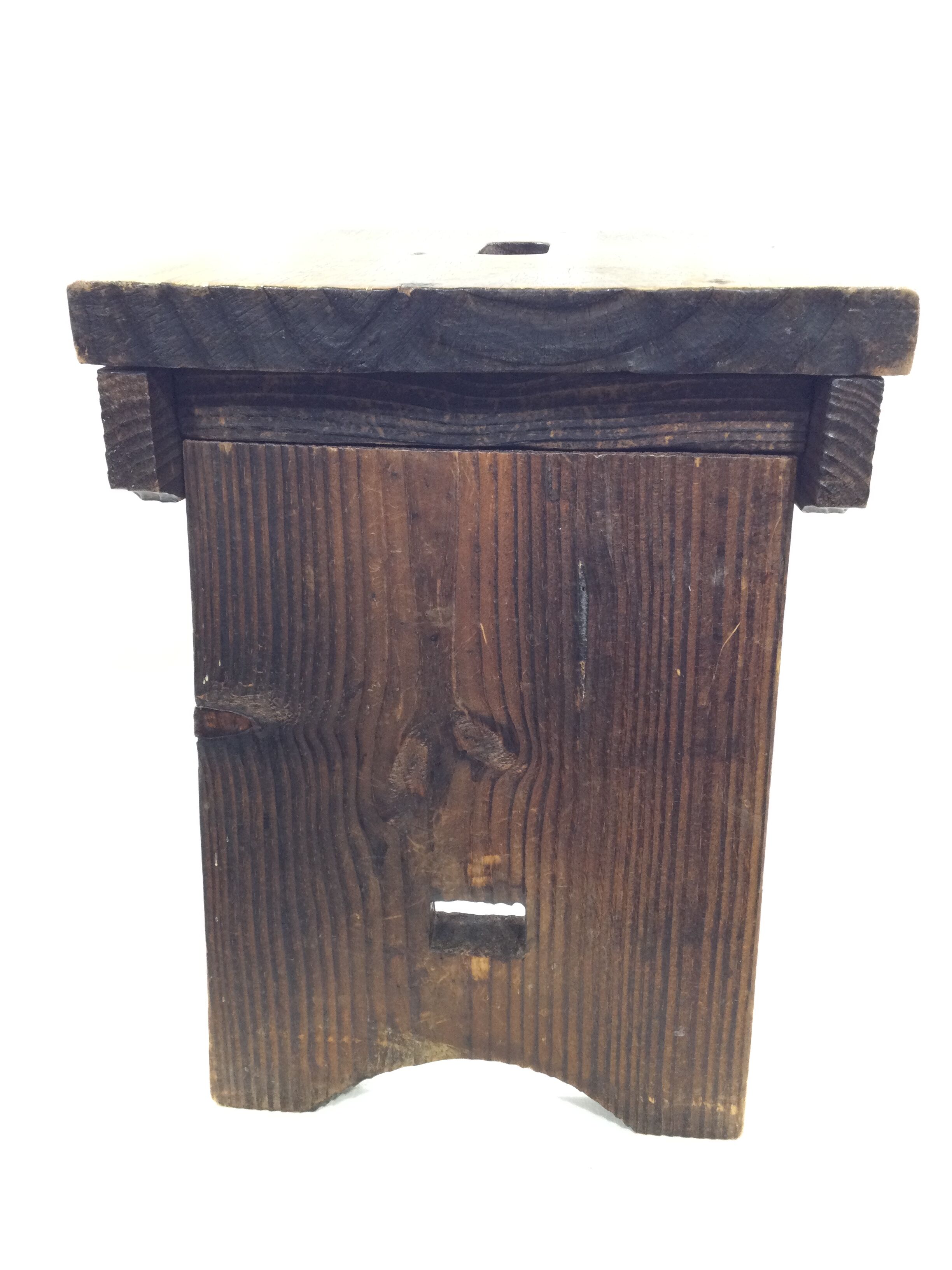 Wooden foldable stool