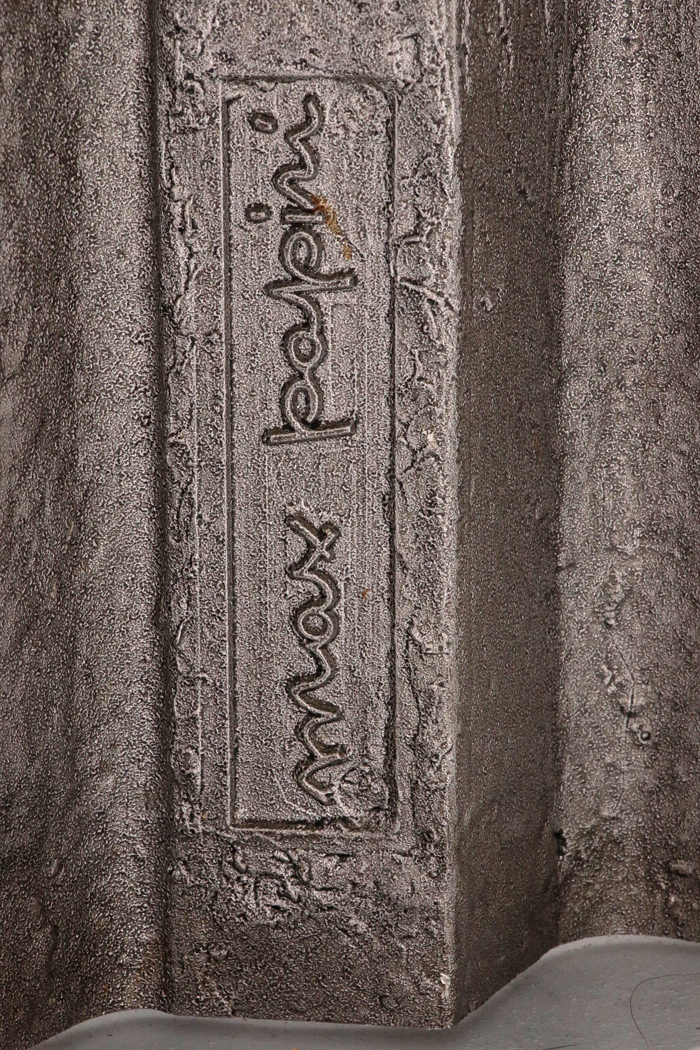 Chic Brutalist Dining Table by Max Papiri 1970 Italy