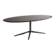Table à manger grande de Florence Knoll en noyer, années 1960.