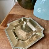 Old ashtray, pocket tray, in brass