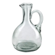 Cruche à eau ancienne en verre soufflé épais