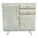 Compass leg sideboard