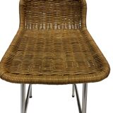 Ensemble de 4 tabourets de bar vintage Dirk van Sliedregt Rohe Noordwolde 1960