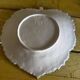 Empty Pocket / Basket / Ceramic Dish Barbotine Cabbage Leaf signed GV
