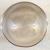 Solid silver towel round late 19th