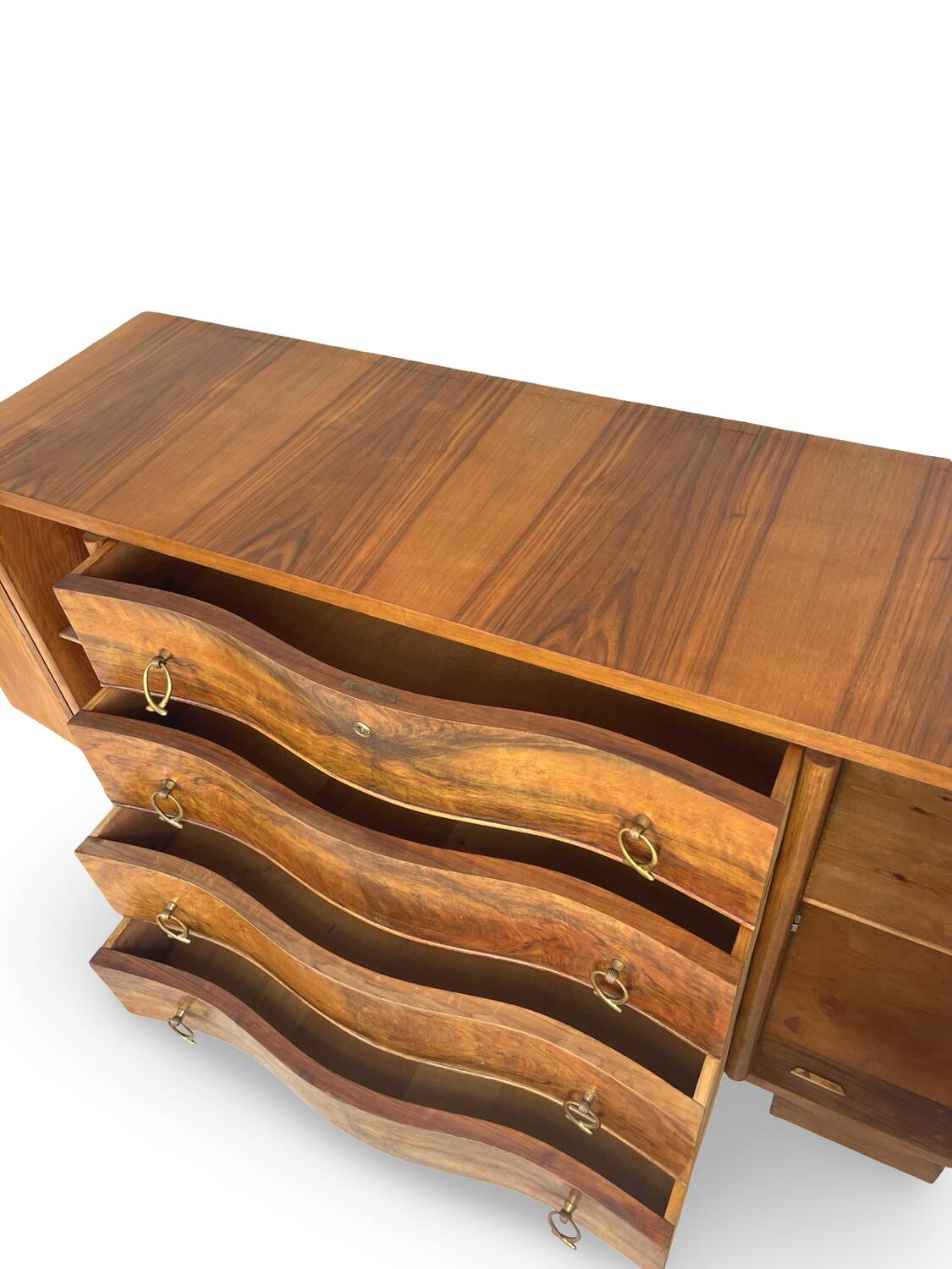 Italian Art deco walnut sideboard