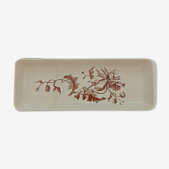 Old earthenware soap dish Gien