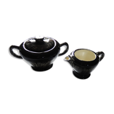 Pair of the Salins earthenware factory: Golfe Juan
