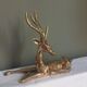 Cerf royal en laiton vintage