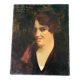 Charles Henri Gaston Dagnac-Riviere Impressionist Portrait Oil on Canvas