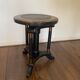 Art deco regency piano stool in oak 1920s