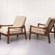 Fauteuils de Tove & Edvard Kindt Larsen pour Gustav Bahus