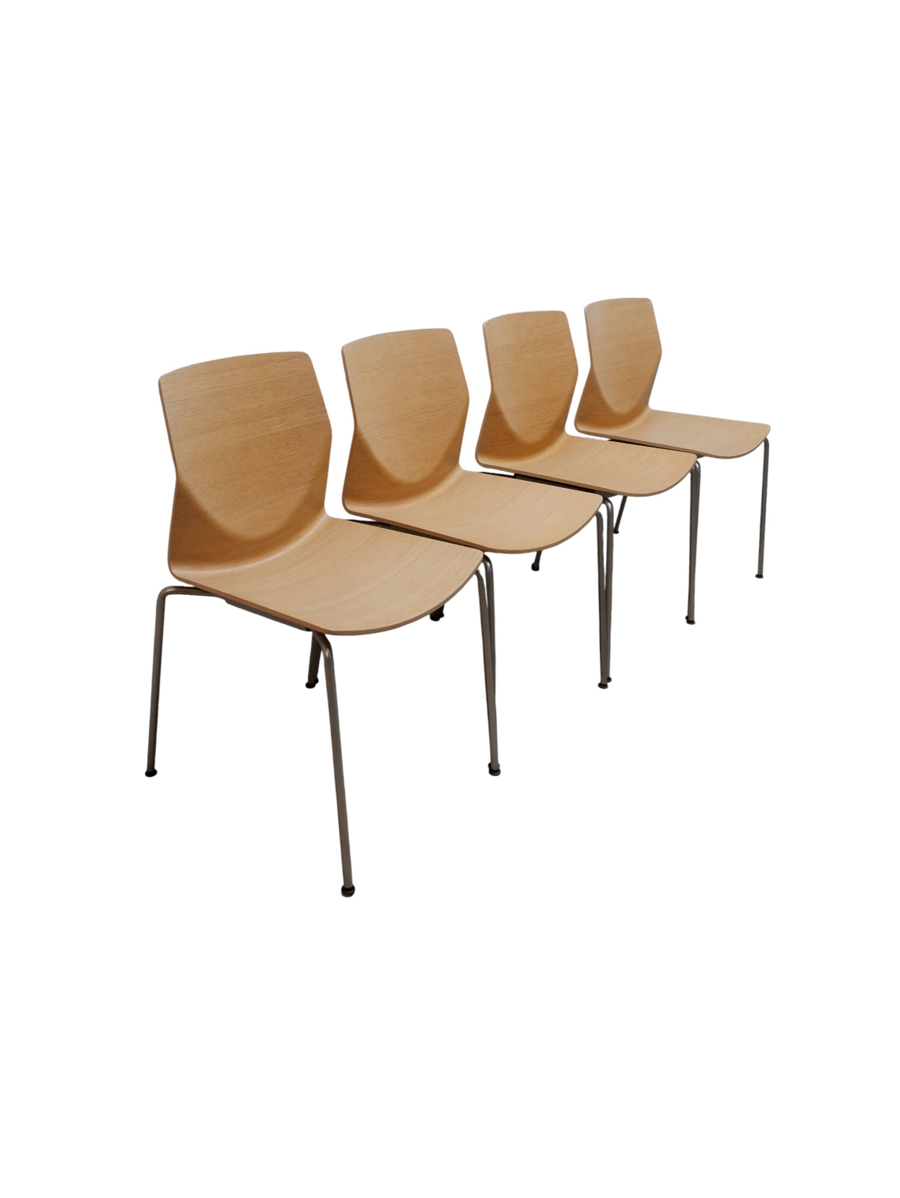 Set of 4 Lapalma Kai chairs