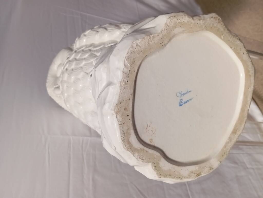 Ceramic owl umbrella stand Bassano Italy