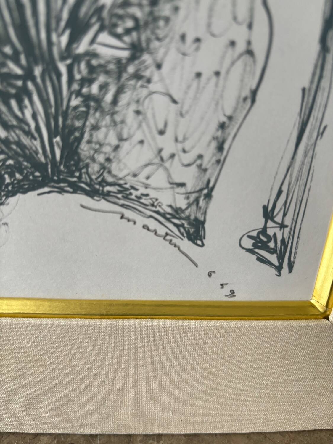 Landscape signed Martin
