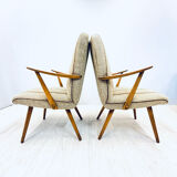 A pair vintage Cocktail chairs with stripes