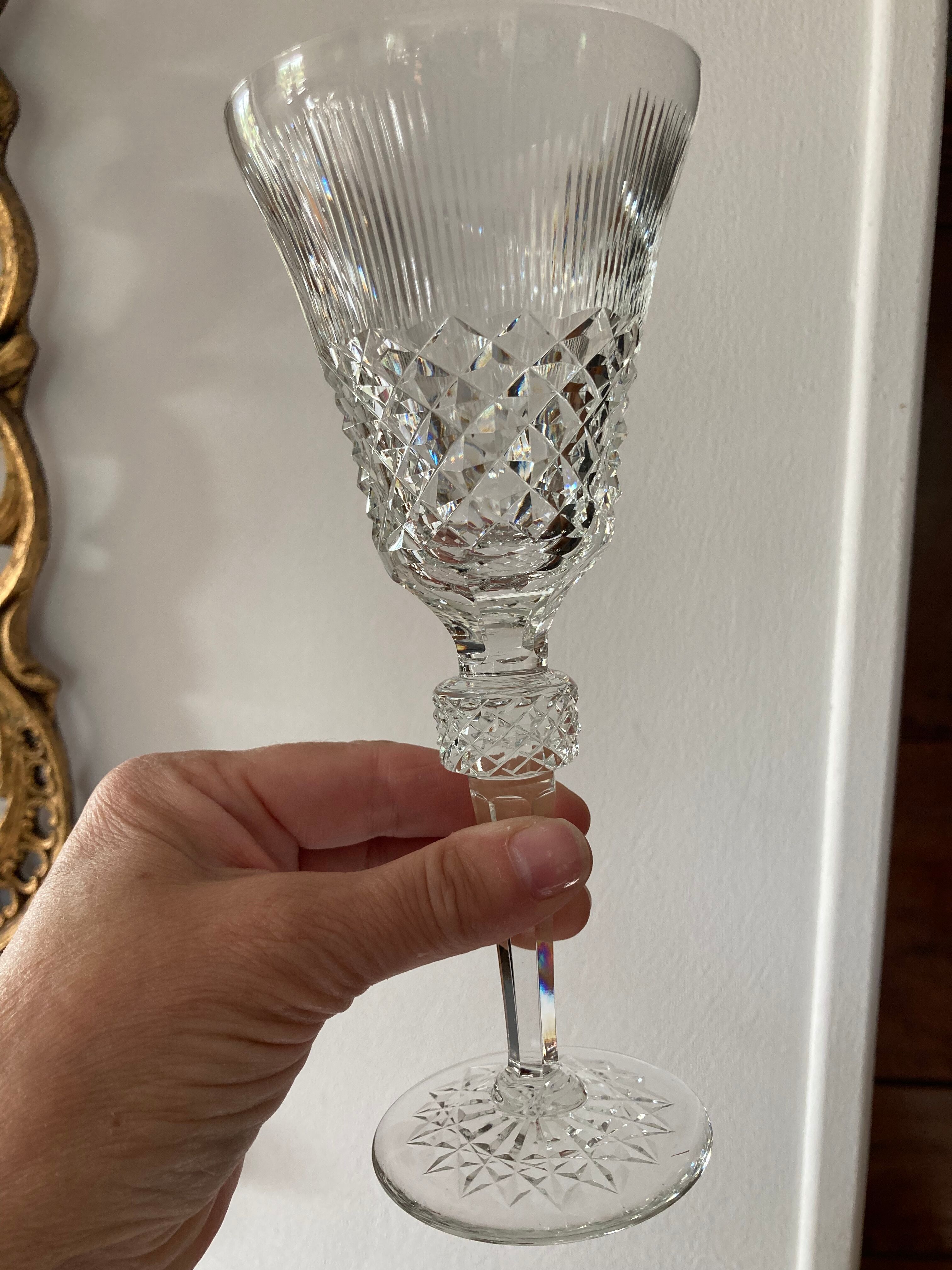 Service of 46 crystalline glasses