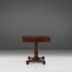 Victorian Burl Wood Folding Card Table, UK, 19th Century