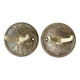 Double brass coat hooks
