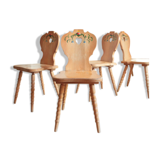 Chaise autrichienne vintage