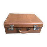 Bagajavion stitched leather suitcase