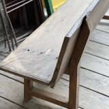 Wooden bench