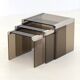 Set of Three Gallotti & Radice Tris T35 Nesting Tables