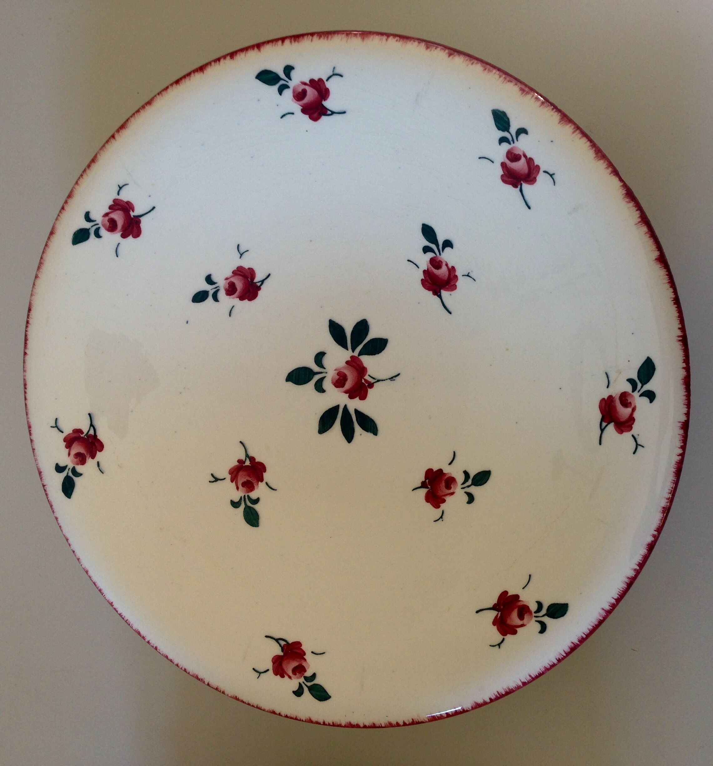 6 plates and flat K & G Luneville