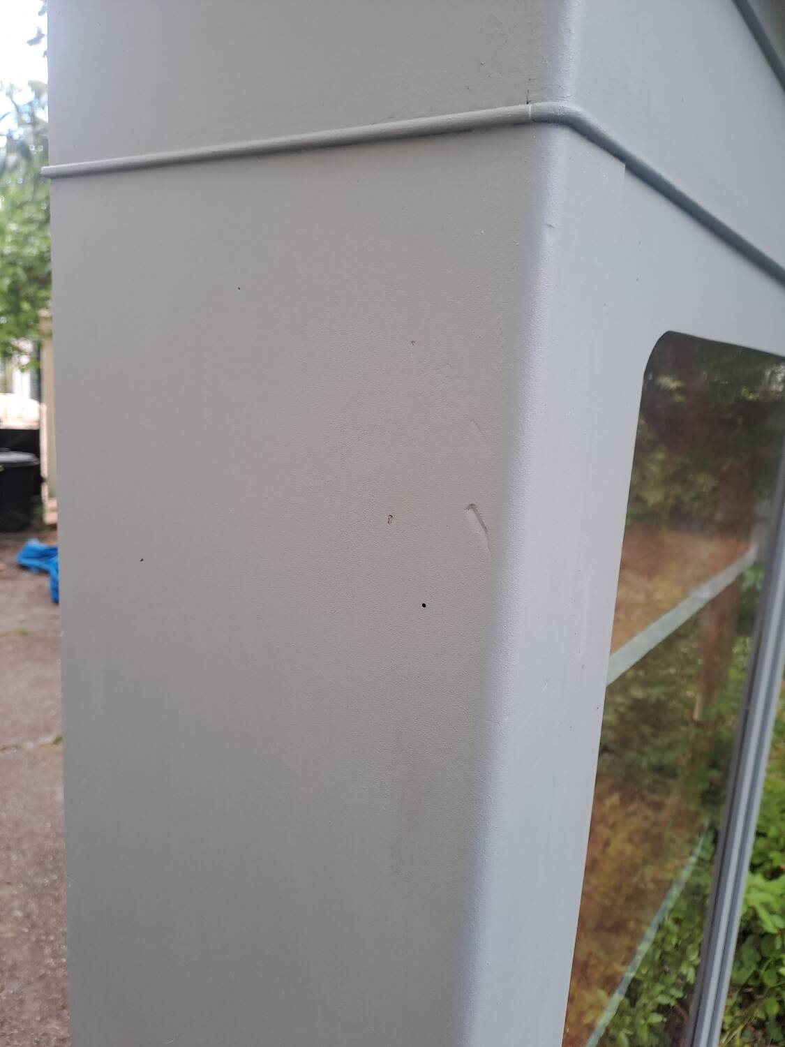Armoire une porte vitrée  fin 19ème