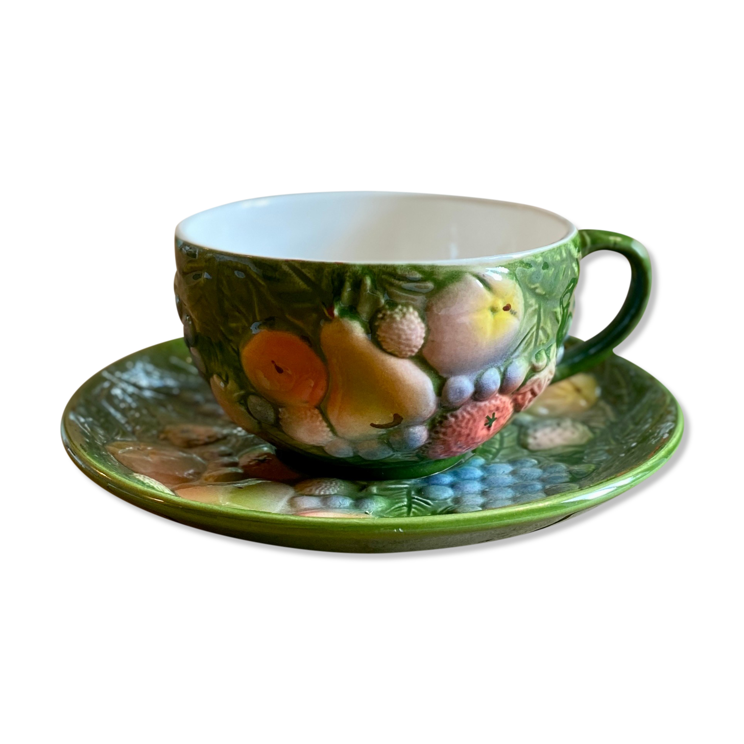 Vintage slurry tea cup