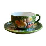 Vintage slurry tea cup