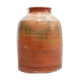 Vintage glazed terracotta pot