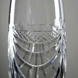 Set de 6 flûtes à champagne en cristal de Lorraine taillé main