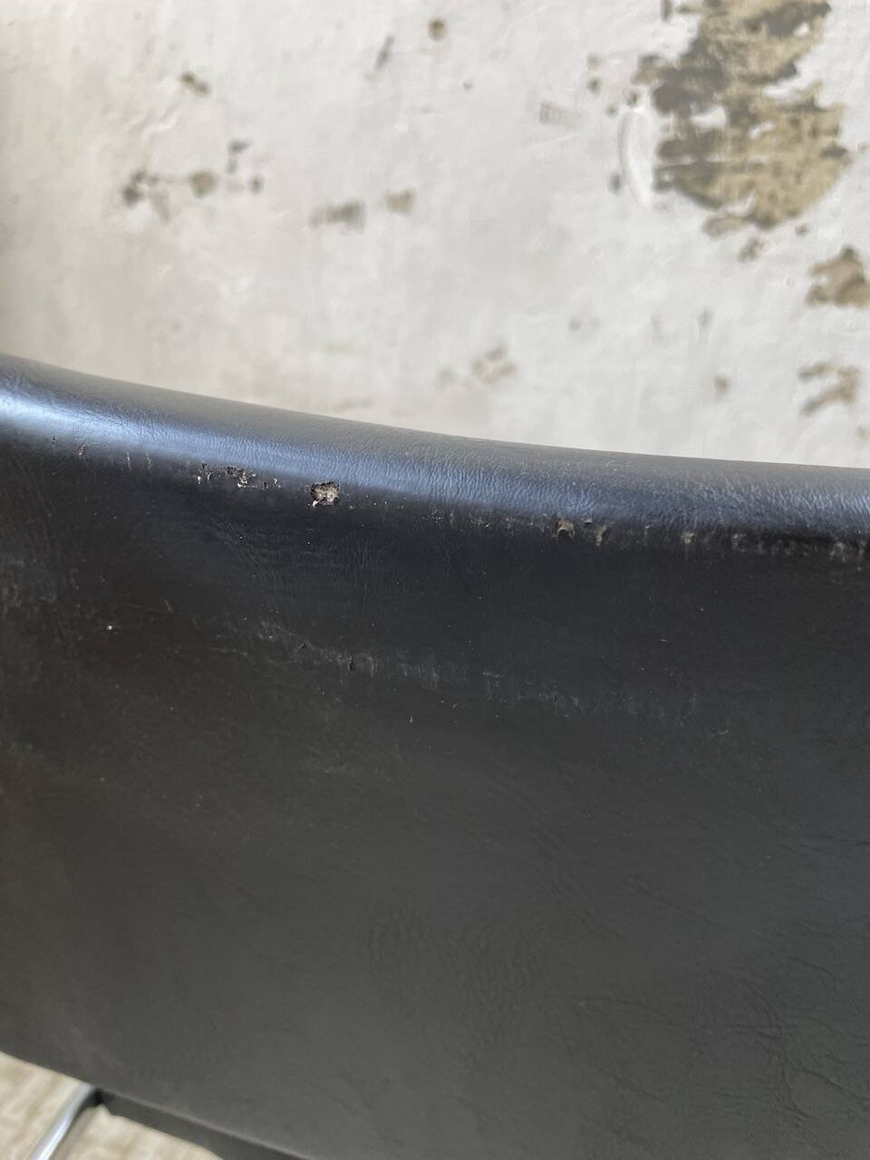 Pair of chrome office chairs