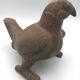 Vase zoomorph bird sculpture terracotta parrot, mexico, 70s
