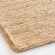 Tapis en jute dore 96 x 64 cm