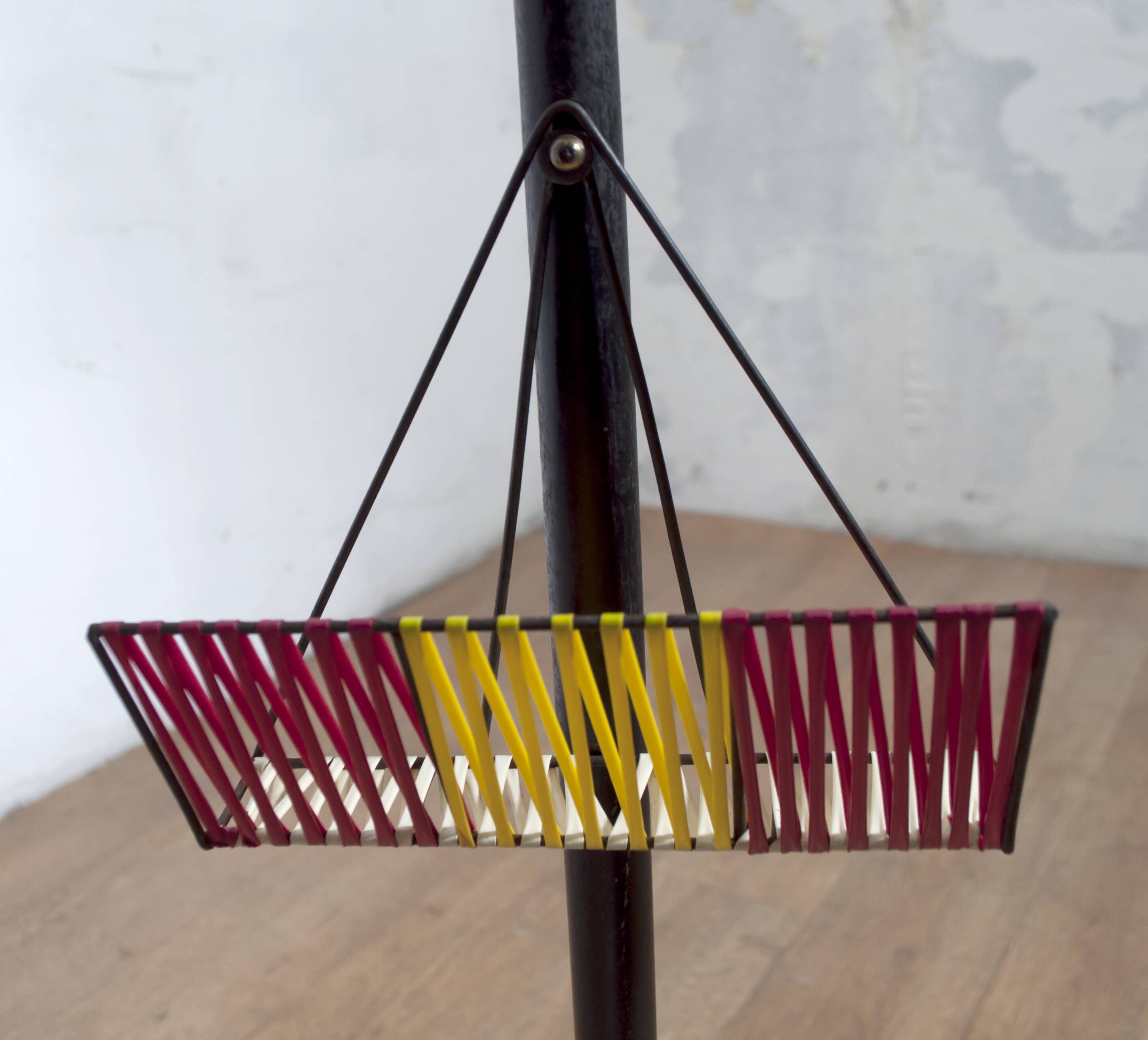 Vistosi Mid-Century Modern "Incamiciato" Murano Glass Italian Floor Lamp,50