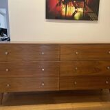Walnut chest of drawers with 6 drawers - Room & Board