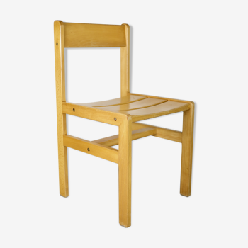 André Sornay, wood, France, 60s Chair
