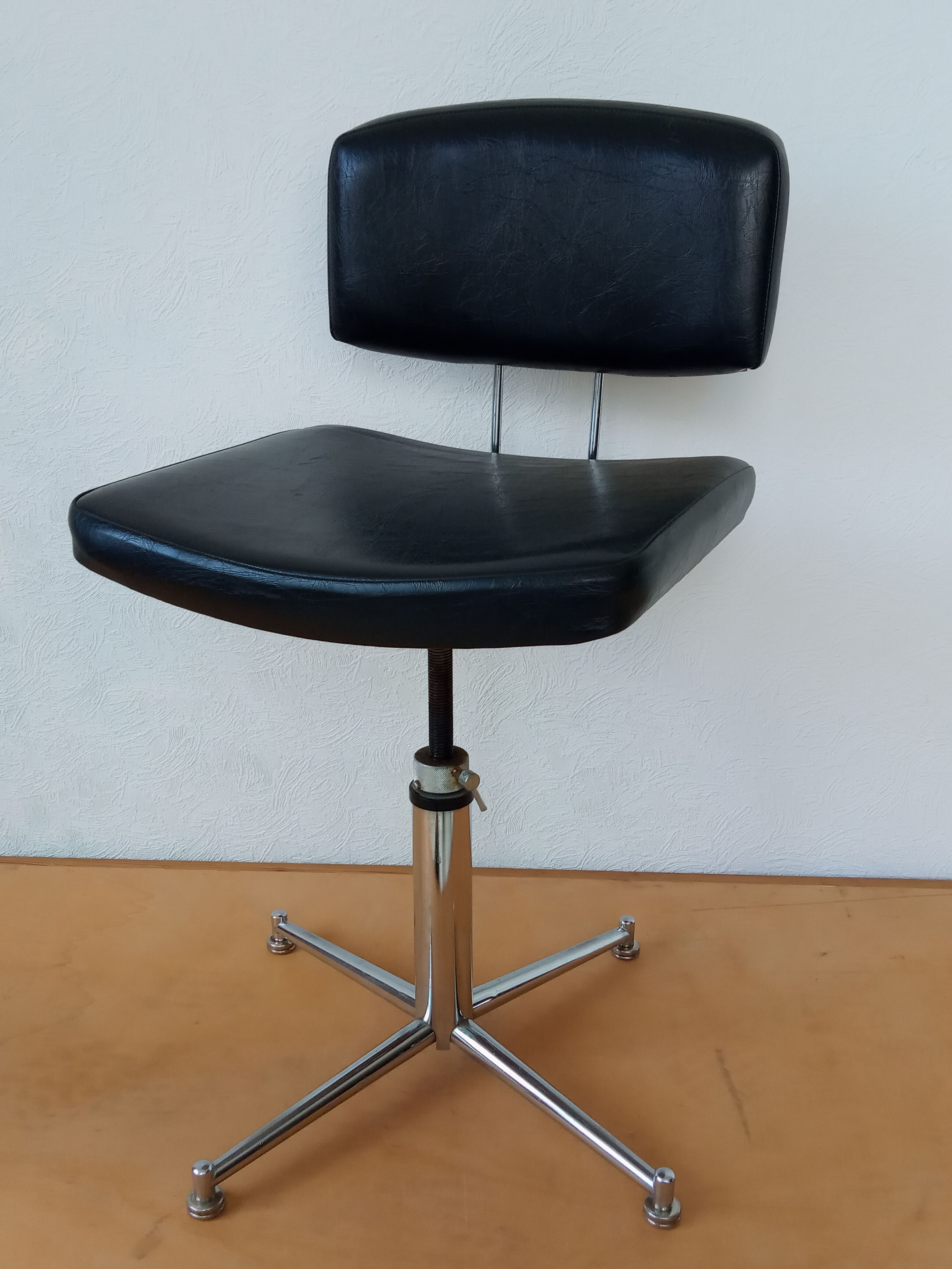 Chaise de bureau telescopique vintage