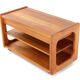 Desserte, table d'appoint vintage en teck sur roulettes, Danemark