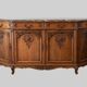 Vintage buffet topped with marble 230x117