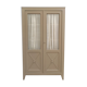 Showcase library cabinet linen patina gustavien shabby
