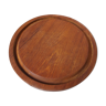 Round wooden cutting board