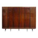 Vintage mid century modern Italian design wardrobe in rosewood, 1960s