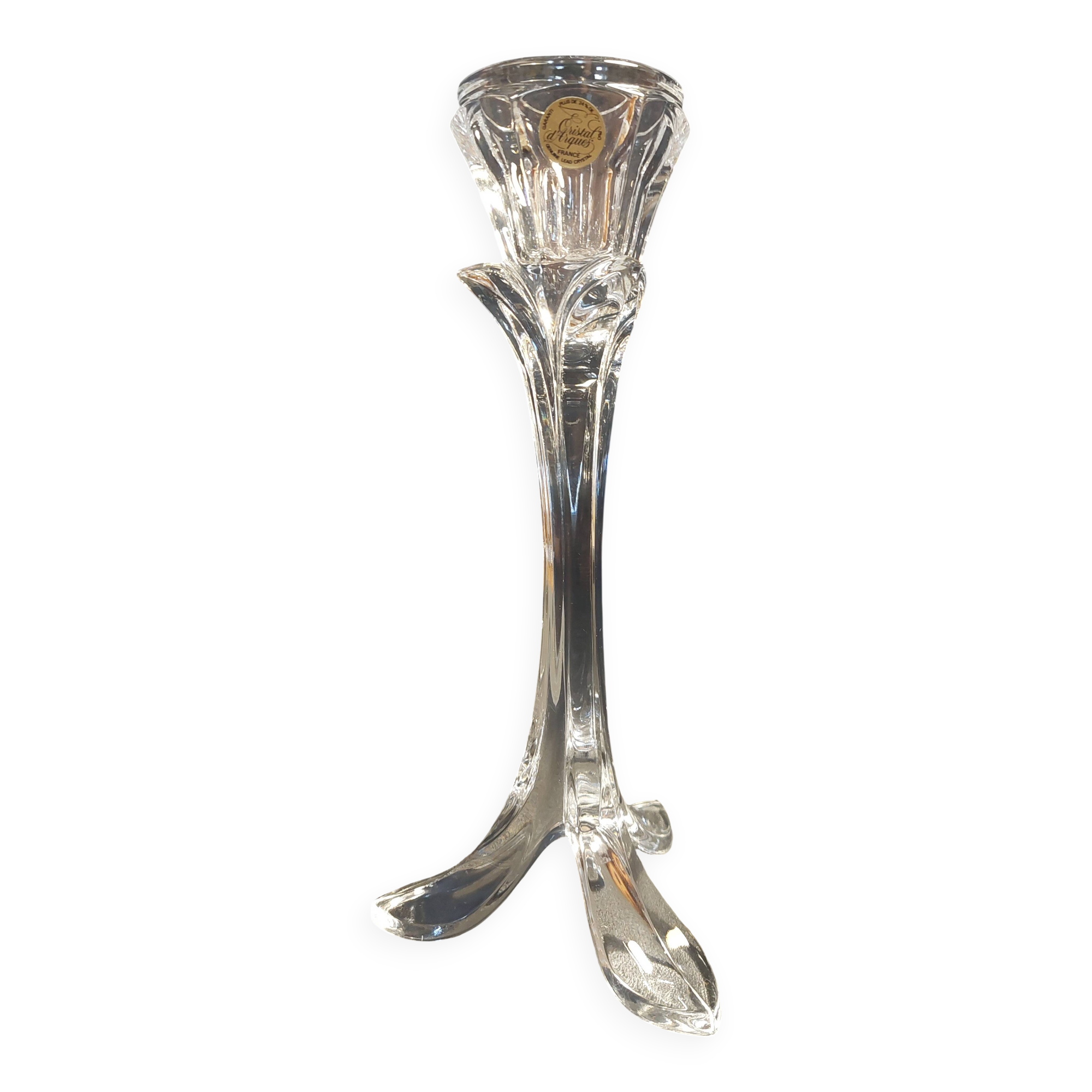 Arques crystal candlestick