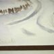 Framed watercolor Winter Landscape under the snow by D.Camelo