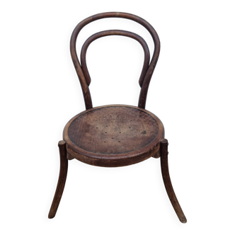Chaise de nourrice en bois courbé, début XXe siècle