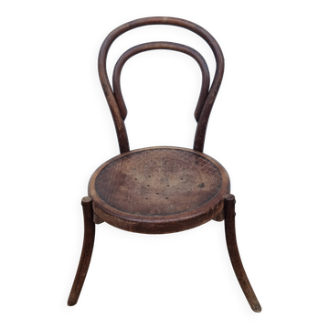 Chaise de nourrice en bois courbé, début XXe siècle